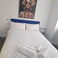 Blue double room at Albion's