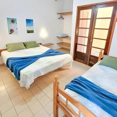 F5 Apto térreo perto 3 praias e comércio a pé