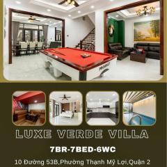 Luxe Verde Villa 7 bedrooms