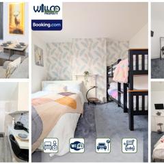 3 Bedroom House By WillCo Property Short Lets & Serviced Accommodation Leicester With Games, Parking, Projector & Perfect For Contractors