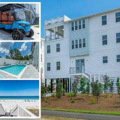 30A Beaches! Private Pool! Sleeps 18, includes Golf Cart