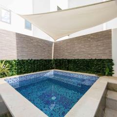 New 1 bedroom with swimming pool next to Lac 2