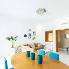 Le panorama aux jardin de Carthage