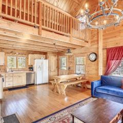 Aspen's Run: 3 br log cabin, wood stove, deck, firepit, window a/c by Stowe Country Homes