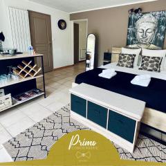 "Le studio Bouddha" Studio avec terrasse, centre ville, proche gare, by PRIMO C0NCIERGERIE