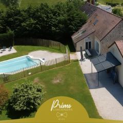 "Villa du Circuit" avec Piscine, 4 Chambres, 4 SDB, à 8 min du circuit, parking et portail électrique