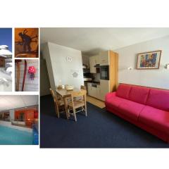 Studio 4 pers, piscine, animaux admis, Gourette - FR-1-859-17