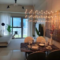 Modern 1BR With Magnificant Bayview Garden View, Near Airports, Okada, Solaire with Free Parking