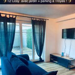 T2 Cosy avec jardin et parking gratuit à Troyes