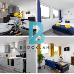 One Bedroom by Brookland Stays Serviced Accommodation Short Lets Leeds with Free WiFi