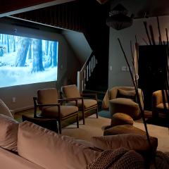 Poconos Modern Chalet I Hot Tub I Home Theater I Fenced Yard I Pet Friendly