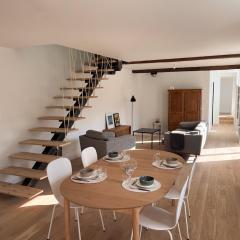 Longère de charme au vert