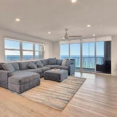 Stylish Three-Bedroom Oceanfront Apartment with Private Balcony