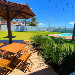 Casa Vista do Sol, 5min de carro de Castelhanos, Frente Mar de Anchieta, 5 quartos-2 com ar condicionado lazer completo