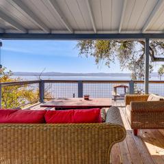 Panoramic Views! Home with Boat Slip on Clear Lake