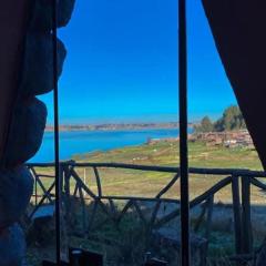 Cabañas lago piuray