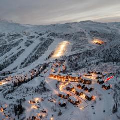 Spacious Family Apartment in Hemsedal, Ski In-Out, Sauna, 30m from Skarsnuten hotell