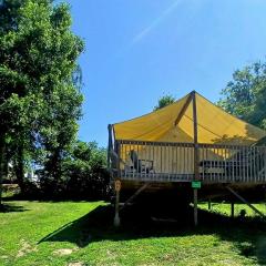 Beautiful Tented Cabin Nestled Amidst Trees with Incredible Hiking Trails Near in Logan, Ohio