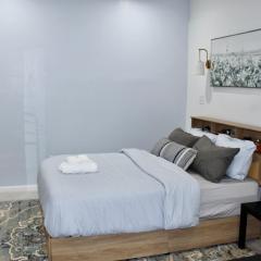 Entire studio with full kitchen and in-unit laundry