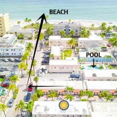 Exclusive Studio Steps To The Beach With Pool