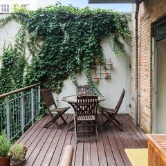 Copenhagen apartment with a terrace