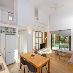 Central back garden flat