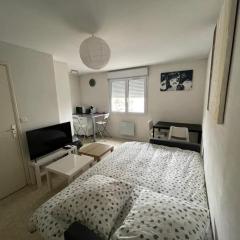 Studio 20m2 stationnement gratuit wifi 4 rue proudhon