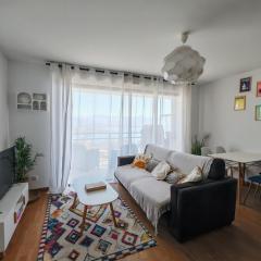 Appartement terrasse spacieuse, vue mer & clim