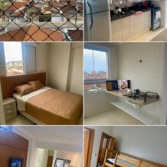 Apê completo com varanda gourmet e vista livre Canto do forte - Praia Grande