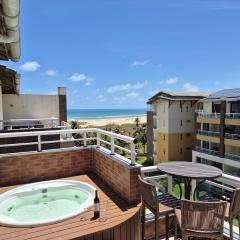 Gransol Resort - Vista Mar - 500m do Beach Park - Jacuzzi - Porto das Dunas