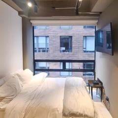 Loft Contemporáneo con Vista Exclusiva con WiFi Cerca del Parque 93