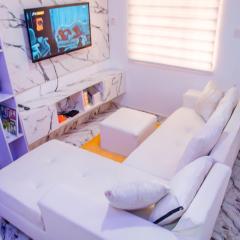 Cozy Modern Apartment with Free WiFi Netflix 1bed luxury Apartment, Adeniyi Jones 24hours Power 3min From the Airport