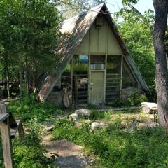 Rustic A-Frame Cabin in the Lush Woodlands of Grubville, Missouri
