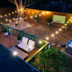 Speakeasy, Hot Tub, Putt Putt, Outdoor Theatre, 8 minutes from Downtown Greenville