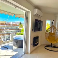 Luxury 3 Bedrooms Top Floor Villa 150sqm with 2 Private Jacuzzi Hydromassage & Underground Parking