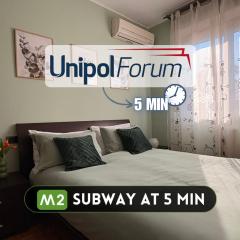 Unipol Forum - Casa Accogliente con Wi-Fi e Balcone