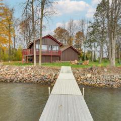 Mille Lacs Lake Retreat! Cabin with Private Dock