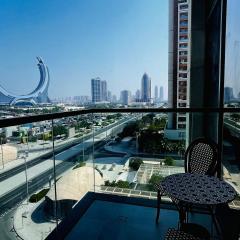Lusail Marina promenade view apartment