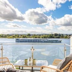 Wunderschöne Ferienwohnung direkt am Rhein