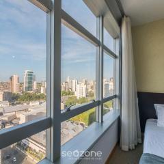 Sua estadia completa em prédio c/ piscina e academia a 290m do Shopping da Bahia - IBFs