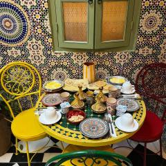 Riad dar lfen Chambre twin