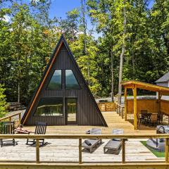 Modern A-Frame Cabin with Breathtaking Views of the Smoky Mountains, Perfect for Families or Groups