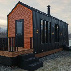Cottage on the banks of the Ounasjoki River