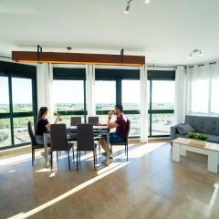 Apartamento familiar en Torreblanca con vistas al mar, aire acondicionado y cerca de la playa