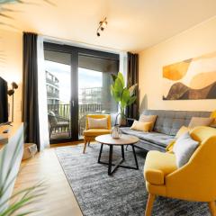 Design Apartment Elbblick Küche Parken Wlan