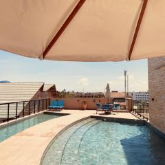 Apartamento em Porto de Galinhas - Piscina e vista mar no rooftop