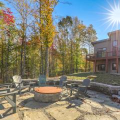 Dock and Game Room Luxe Retreat on Rhodhiss Lake!