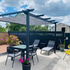 Élégant 2 pièces, calme, terrasse axe Metz-Luxembourg