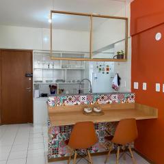 Mobiliado e aconchegante