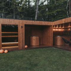 W szczerym lesie - Domek z sauną i jacuzzi w lesie nad Jeziorem Mucharskim